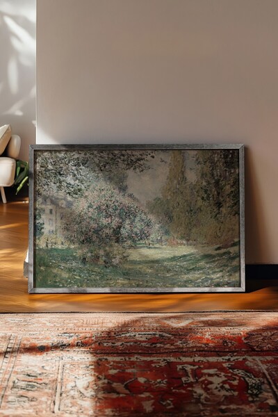 Postifull Vintage slika, poster u srebrnoj ramovani, vintage zidni dekor