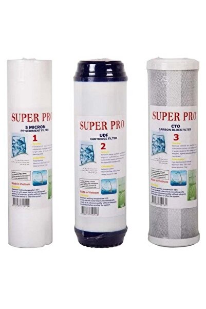 Superpro Three-piece filters for home water purification