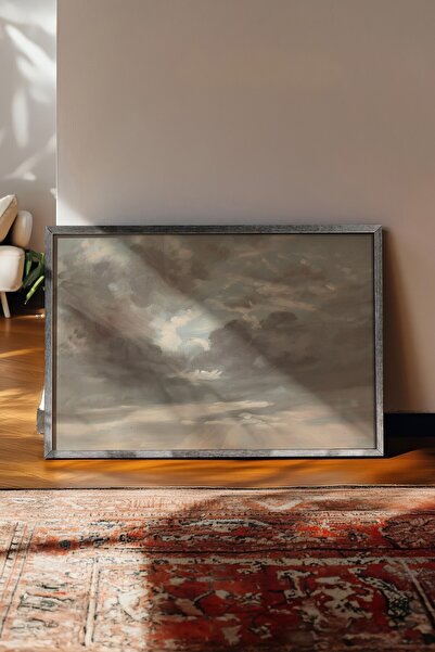 Postifull Vintage slika, poster u srebrnoj ramovani, vintage zidni dekor