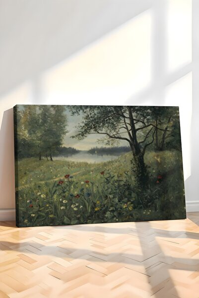 Postifull Tablou vintage, pictură pe pânză, decor de perete vintage