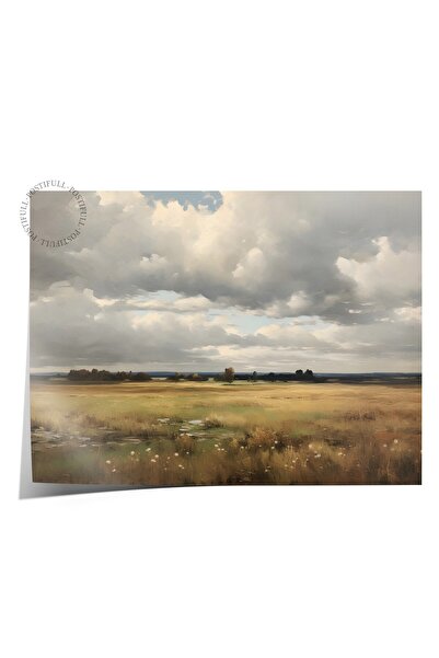 Postifull Vintage Tablo, Çerçevesiz Poster, Vintage Duvar Dekoru