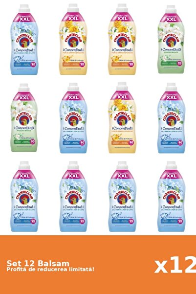 Chanteclair Set 12 Balsam Chanteclair: 7xLotus, 3xPortocale, 2xMosc Alb