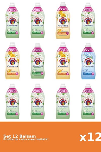 Chanteclair Set 12 Balsam Chanteclair: 8xMosc Alb, 3xPortocale, 1xLotus