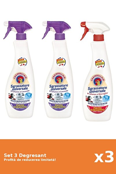 Chanteclair Set 3 Degresant Chanteclair: 2xLavanda, 1xMarsilia