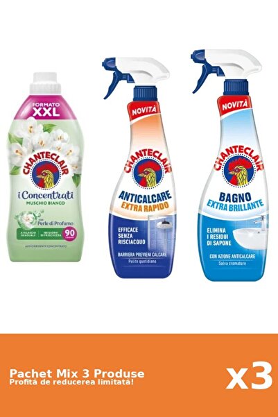 Chanteclair Set 3 Mix Chanteclair: 1 Balsam, 2 Anticalcar