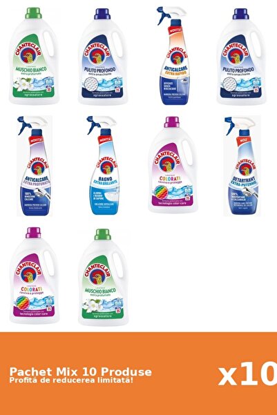 Chanteclair Set 10 Mix Chanteclair: 6 Detergent, 4 Anticalcar