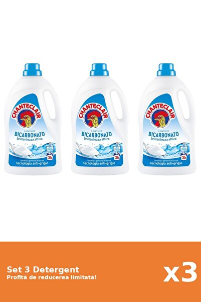 Chanteclair Set 3 Detergent Bicarbonat, 1575 ml