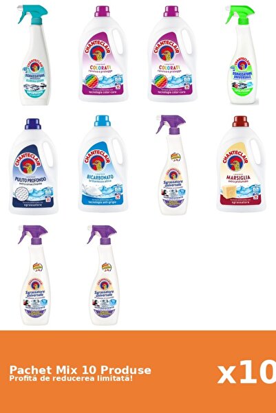 Chanteclair Set 10 Mix Chanteclair: 5 Degresant, 5 Detergent