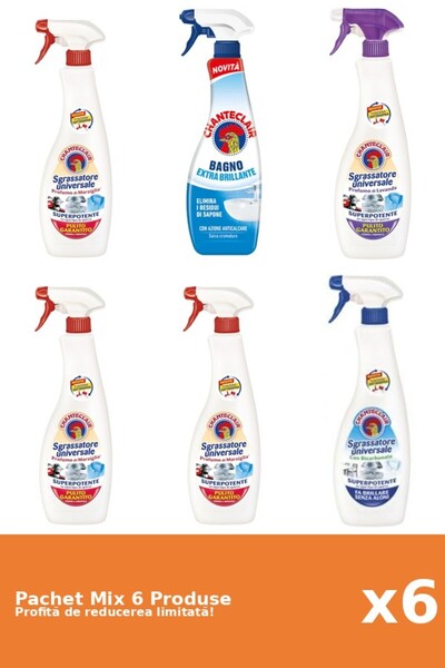 Chanteclair Set 6 Mix Chanteclair: 5 Degresant, 1 Anticalcar