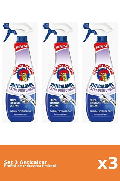 Chanteclair Set of 3 Scented Anti-limescale, 625 ml