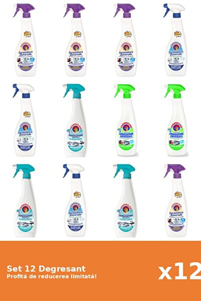 Chanteclair Set 12 Degresant Chanteclair: 4xMosc Alb, 3xBicarbonat, 3xAntiMir...