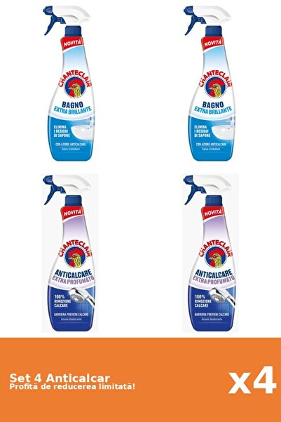 Chanteclair Set 4 Anticalcar Chanteclair: 2xClasic, 2xParfumat