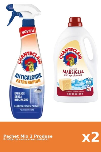 Chanteclair Set 2 Mix Chanteclair: 1 Anticalcar, 1 Detergent