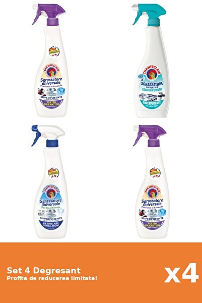 Chanteclair Set of 4 Chanteclair Degreaser: 2xLavender, 1xAnti-Odor, 1xBicarb...
