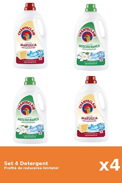 Chanteclair Set 4 Detergent Chanteclair: 2xMarsilia, 2xMosc Alb