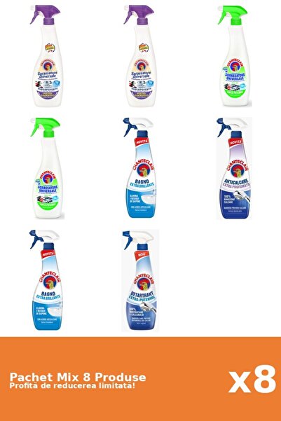 Chanteclair Set 8 Mix Chanteclair: 4 Degresant, 4 Anticalcar