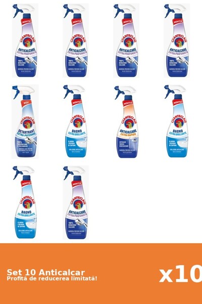 Chanteclair Set of 10 Chanteclair Anti-limescale: 5xScented, 1xStrong, 3xClas...