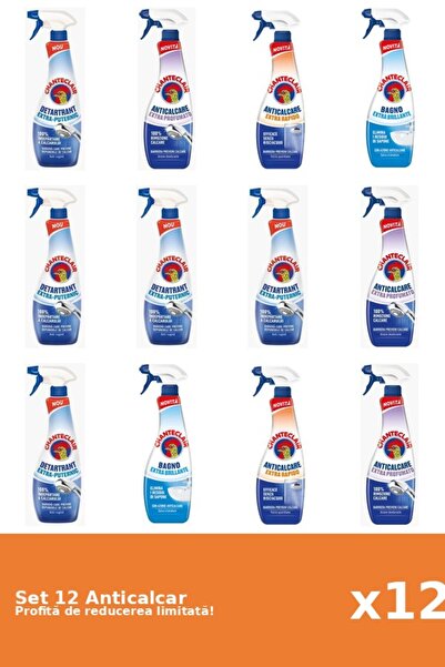 Chanteclair Set 12 Anticalcar Chanteclair: 5xPuternic, 3xParfumat, 2xRapid, 2...