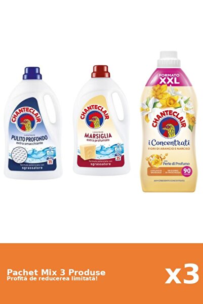 Chanteclair Set 3 Mix Chanteclair: 2 Detergent, 1 Balsam