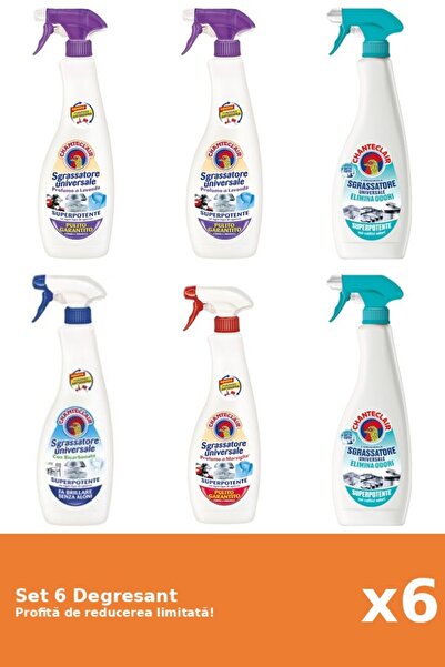 Chanteclair Set 6 Degresant Chanteclair: 2xLavanda, 2xAntiMiros, 1xBicarbonat...