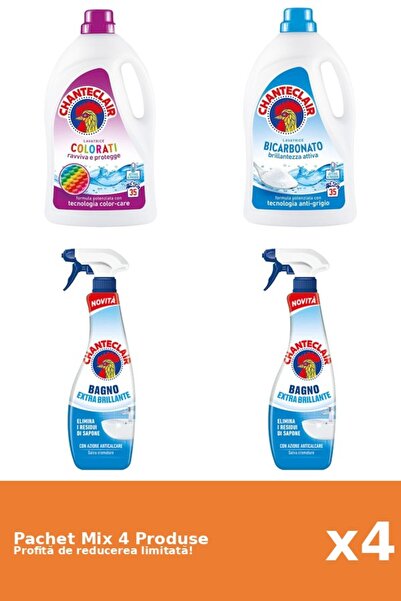 Chanteclair Set 4 Mix Chanteclair: 2 Detergent, 2 Anticalcar
