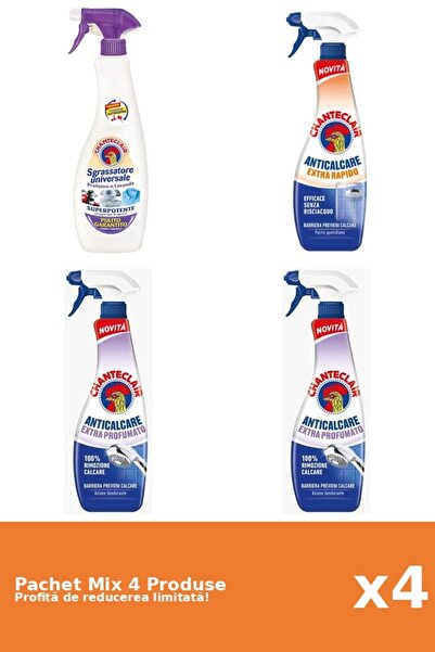 Chanteclair Set 4 Mix Chanteclair: 1 Degresant, 3 Anticalcar