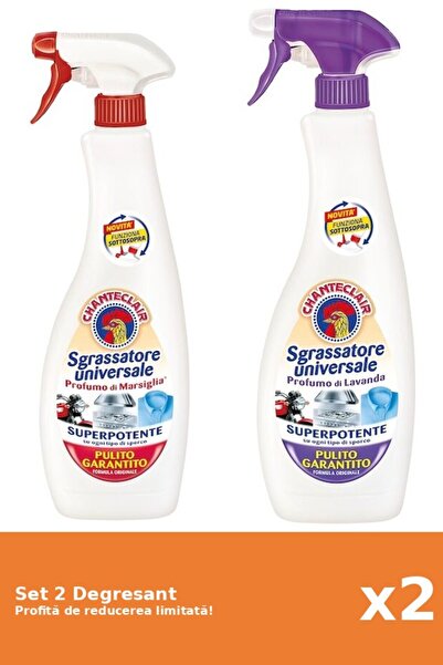 Chanteclair Set 2 Chanteclair Degreaser: 1xMarseille, 1xWhite Musk