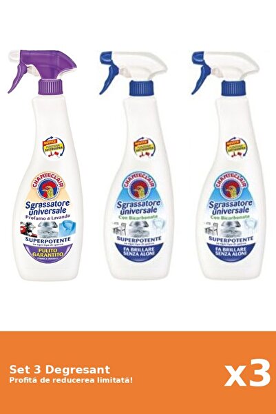Chanteclair Set of 3 Chanteclair Degreaser: 1xLavender, 2xBicarbonate