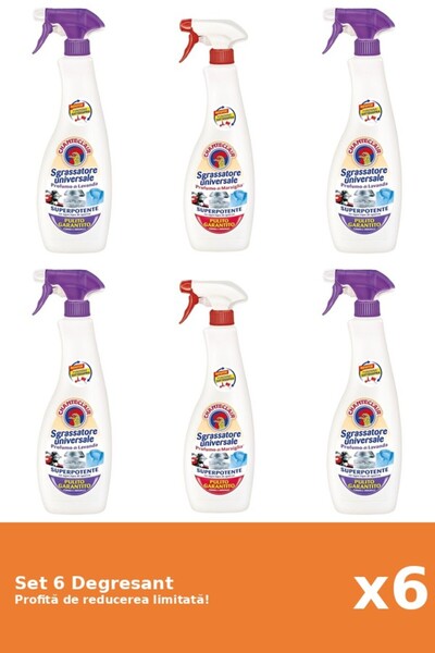 Chanteclair Set 6 Degresant Chanteclair: 2xLavanda, 2xMarsilia, 2xMosc Alb