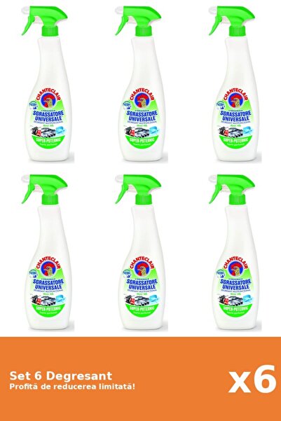 Chanteclair Set of 6 Lemon Degreaser, 600 ml