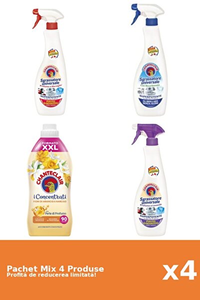 Chanteclair Set 4 Chanteclair Mix: 3 Degreaser, 1 Conditioner