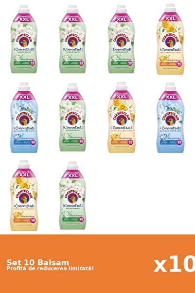 Chanteclair Set of 10 Chanteclair Balms: 5xWhite Musk, 3xOrange, 2xLotus