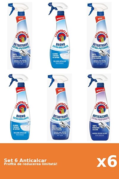 Chanteclair Set of 6 Chanteclair Anti-limescale: 3xStrong, 2xClassic, 1xScented