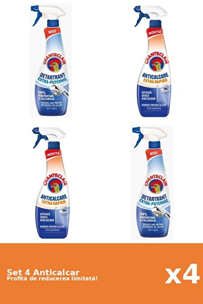 Chanteclair Set 4 Anticalcar Chanteclair: 2xPuternic, 2xRapid