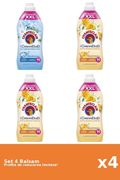 Chanteclair Set 4 Balsam Chanteclair: 1xLotus, 3xPortocale