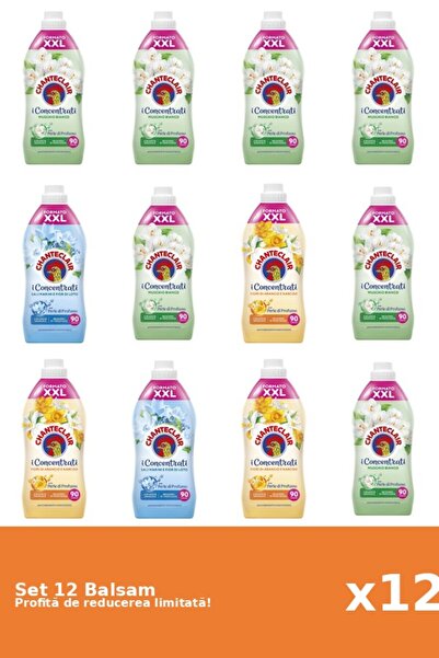 Chanteclair Set of 12 Chanteclair Balms: 7xWhite Musk, 2xLotus, 3xOrange