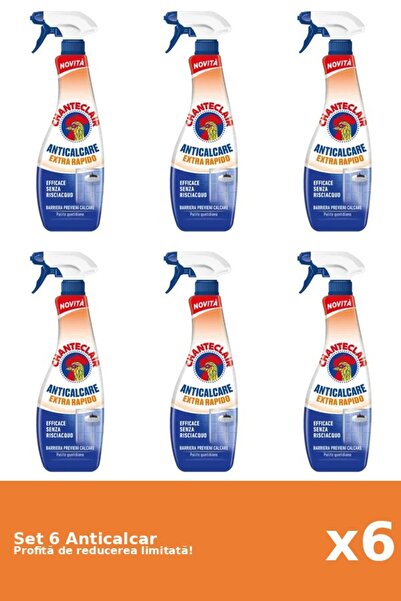 Chanteclair Set of 6 Rapid Anti-limescale, 625 ml