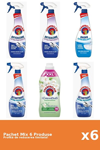 Chanteclair Set 6 Mix Chanteclair: 5 Anticalcar, 1 Balsam