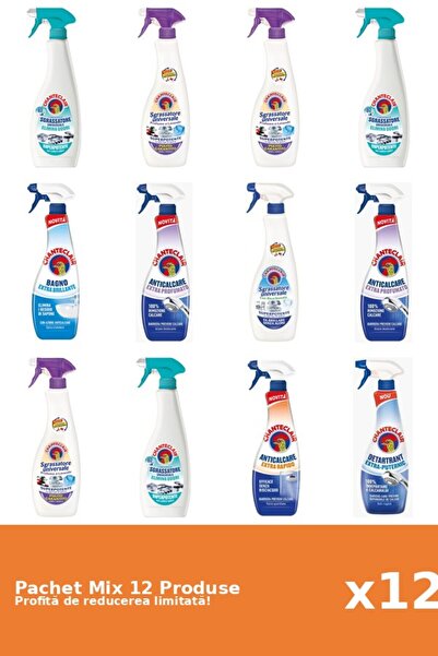 Chanteclair Set 12 Mix Chanteclair: 7 Degresant, 5 Anticalcar