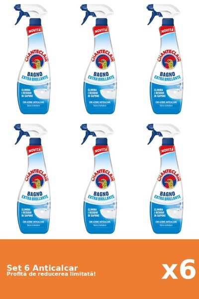 Chanteclair Set 6 Anticalcar Clasic, 625 ml