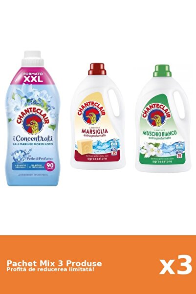 Chanteclair Set 3 Mix Chanteclair: 1 Balsam, 2 Detergent