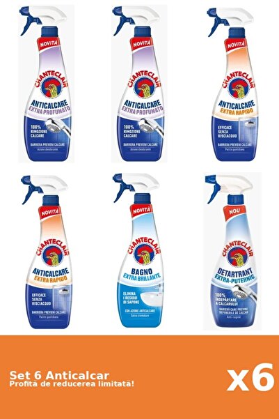 Chanteclair Set of 6 Chanteclair Anti-limescale: 2xScented, 2xRapid, 1xClassi...
