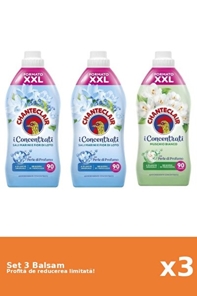 Chanteclair Set 3 Balsam Chanteclair: 2xLotus, 1xMosc Alb