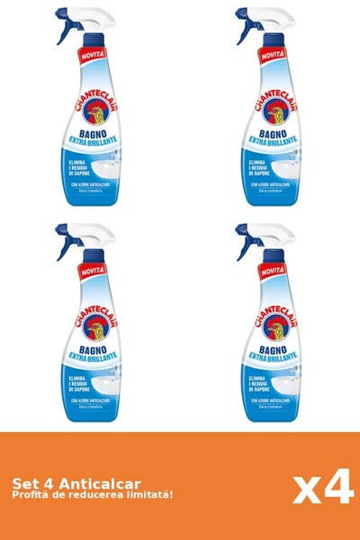 Chanteclair Set 4 Anticalcar Clasic, 625 ml