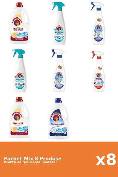 Chanteclair Set 8 Mix Chanteclair: 3 Detergent, 5 Degresant