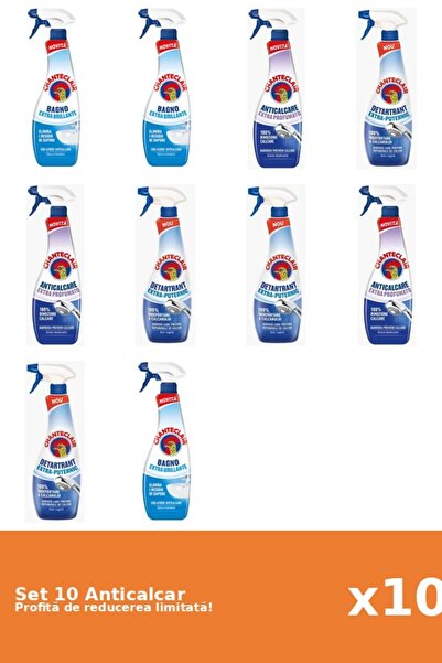 Chanteclair Set of 10 Chanteclair Anti-limescale: 3xClassic, 3xScented, 4xStrong