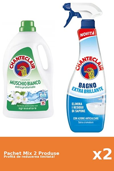 Chanteclair Set 2 Mix Chanteclair: 1 Detergent, 1 Anticalcar