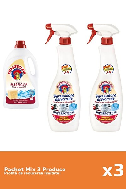Chanteclair Set 3 Mix Chanteclair: 1 Detergent, 2 Degresant