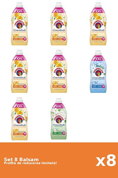 Chanteclair Set 8 Balsam Chanteclair: 6xPortocale, 1xLotus, 1xMosc Alb