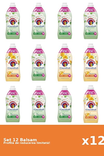 Chanteclair Set of 12 Balsam Chanteclair: 8xWhite Musk, 4xOrange